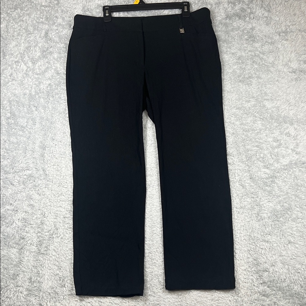 Anne Klein Women's Navy Straight Leg Pants